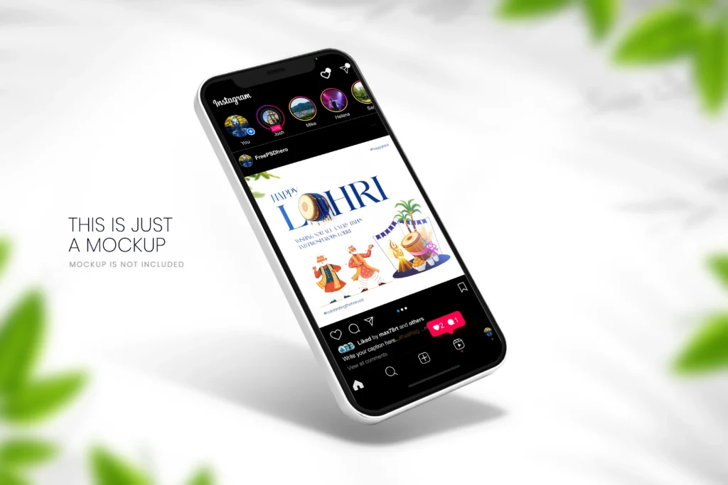 
Happy Lohri Festival Free PSD Template