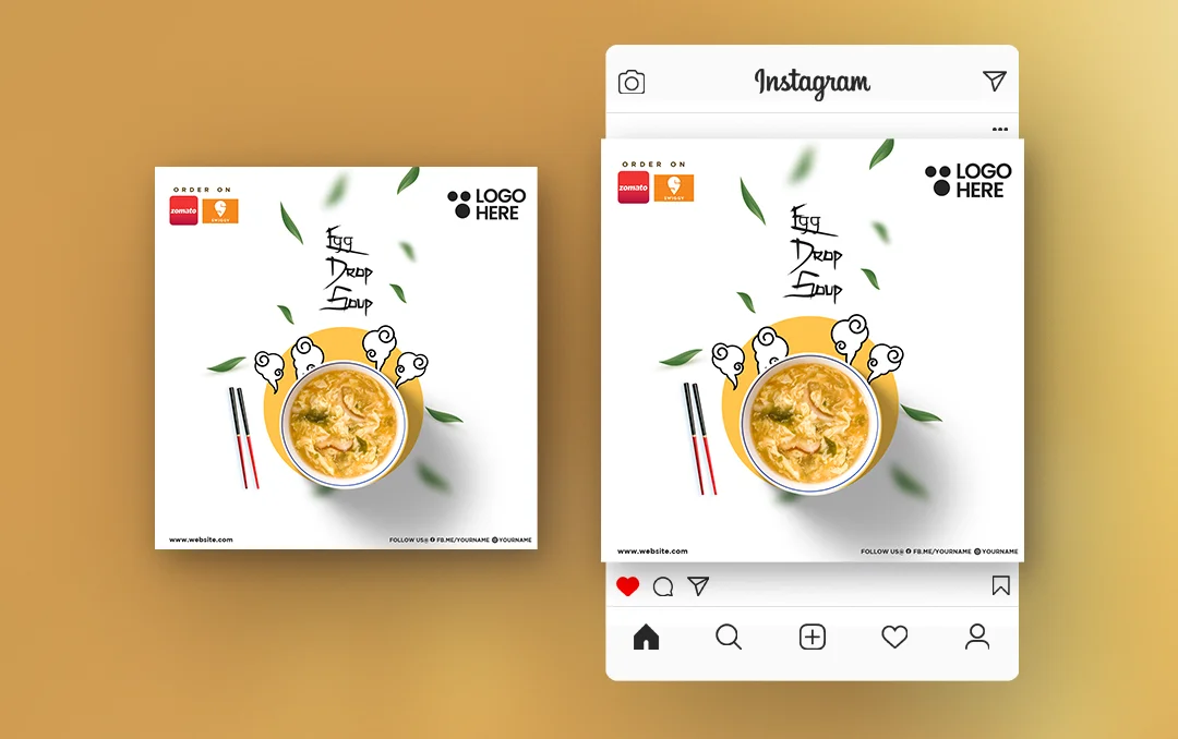 Chinese restaurant free PSD template with a stylish and customizable design, ideal for promoting Chinese cuisine, menu specials, and restaurant offers.