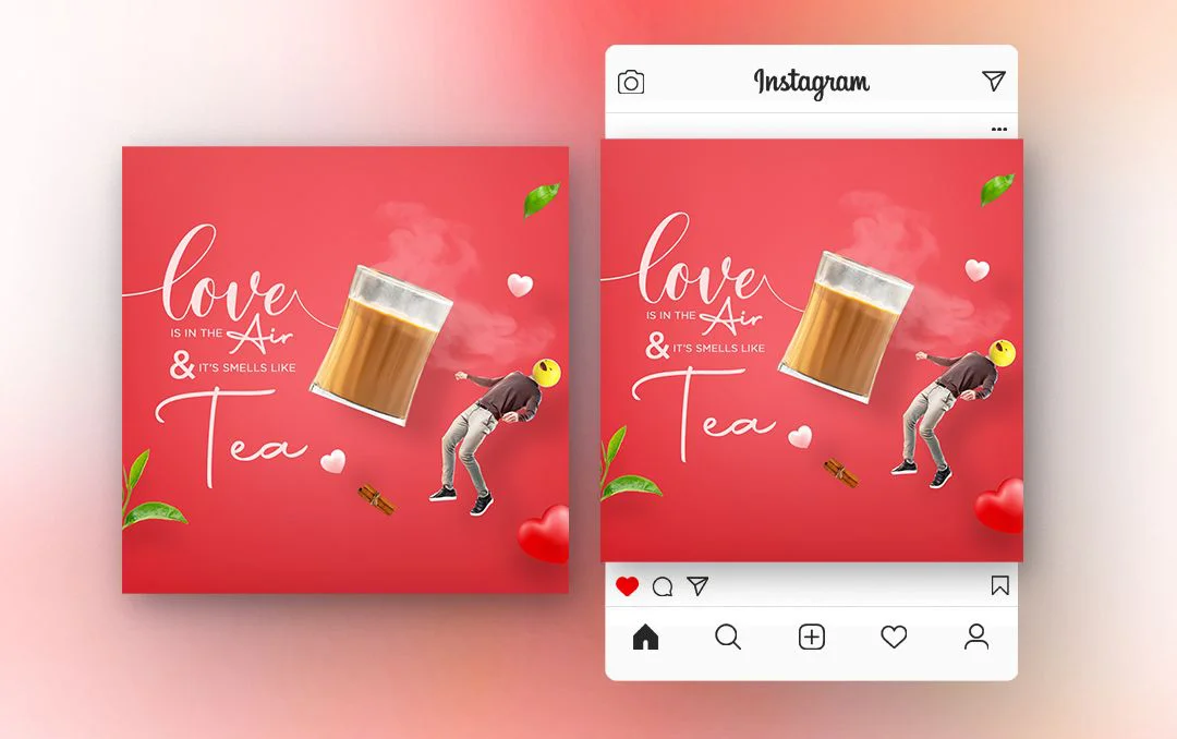 Customizable coffee shop PSD template designed for promoting cafe menus, drinks, and special offers