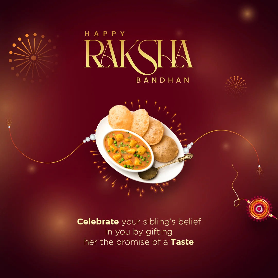 Free Raksha Bandhan PSD file with customizable designs for creating festive posters and social media graphics.