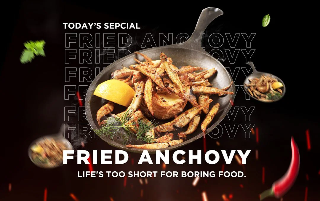 Seafood free poster template with a creative and eye-catching design, ideal for seafood restaurant promotions and special offers.