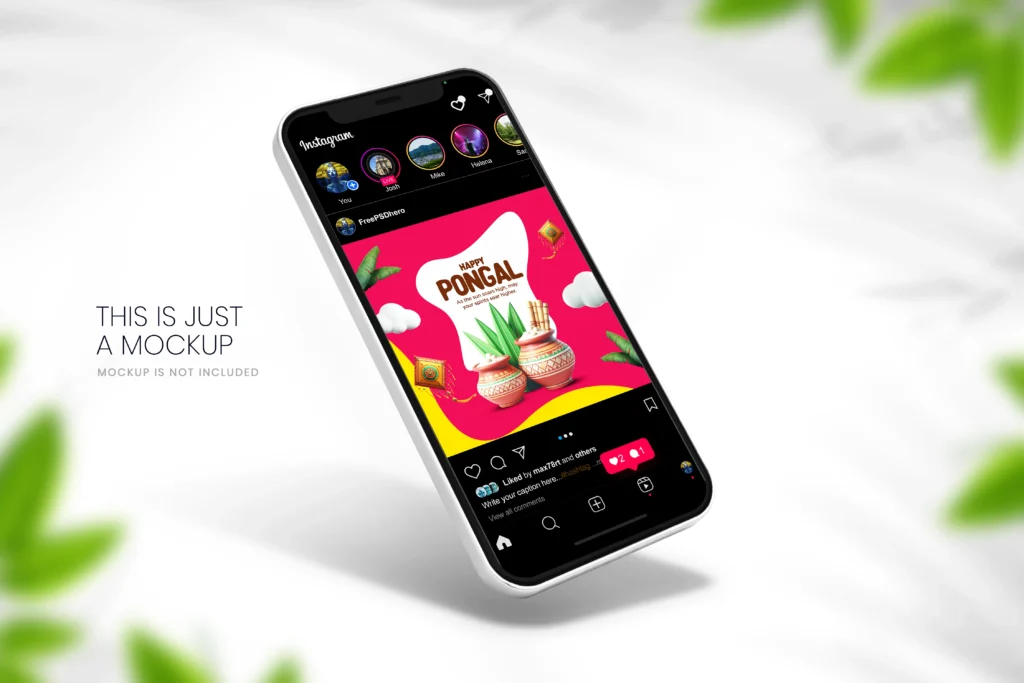 Free Download: Happy Pongal PSD Template