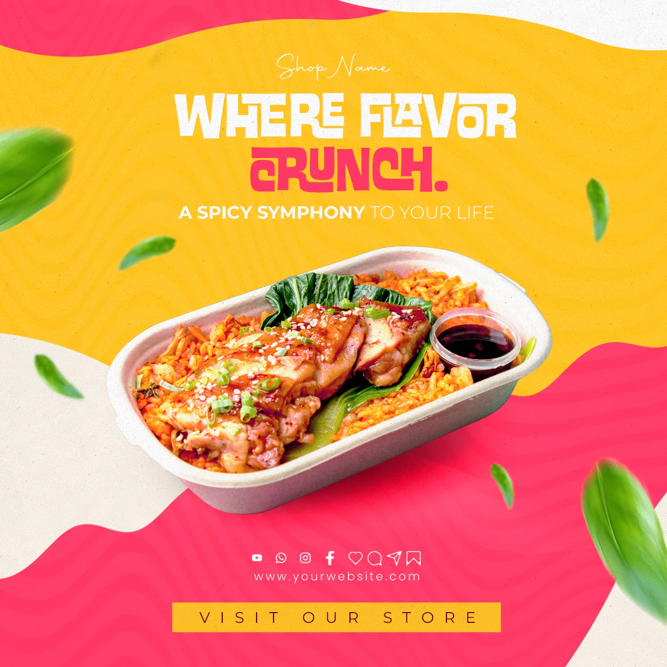 Restaurant Instagram Post Template