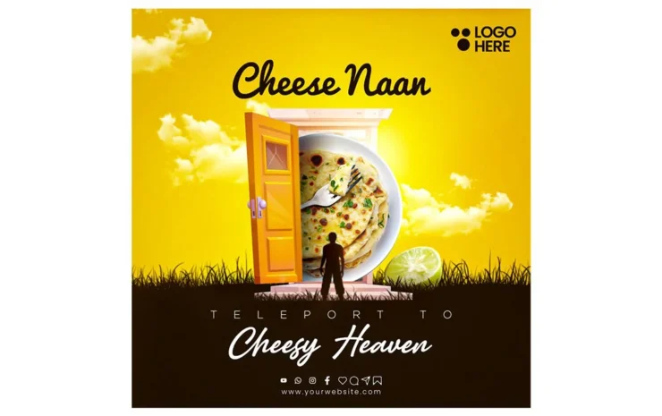 Free restaurant PSD design template with a modern and attractive layout, ideal for promoting menus, special offers, and food events.