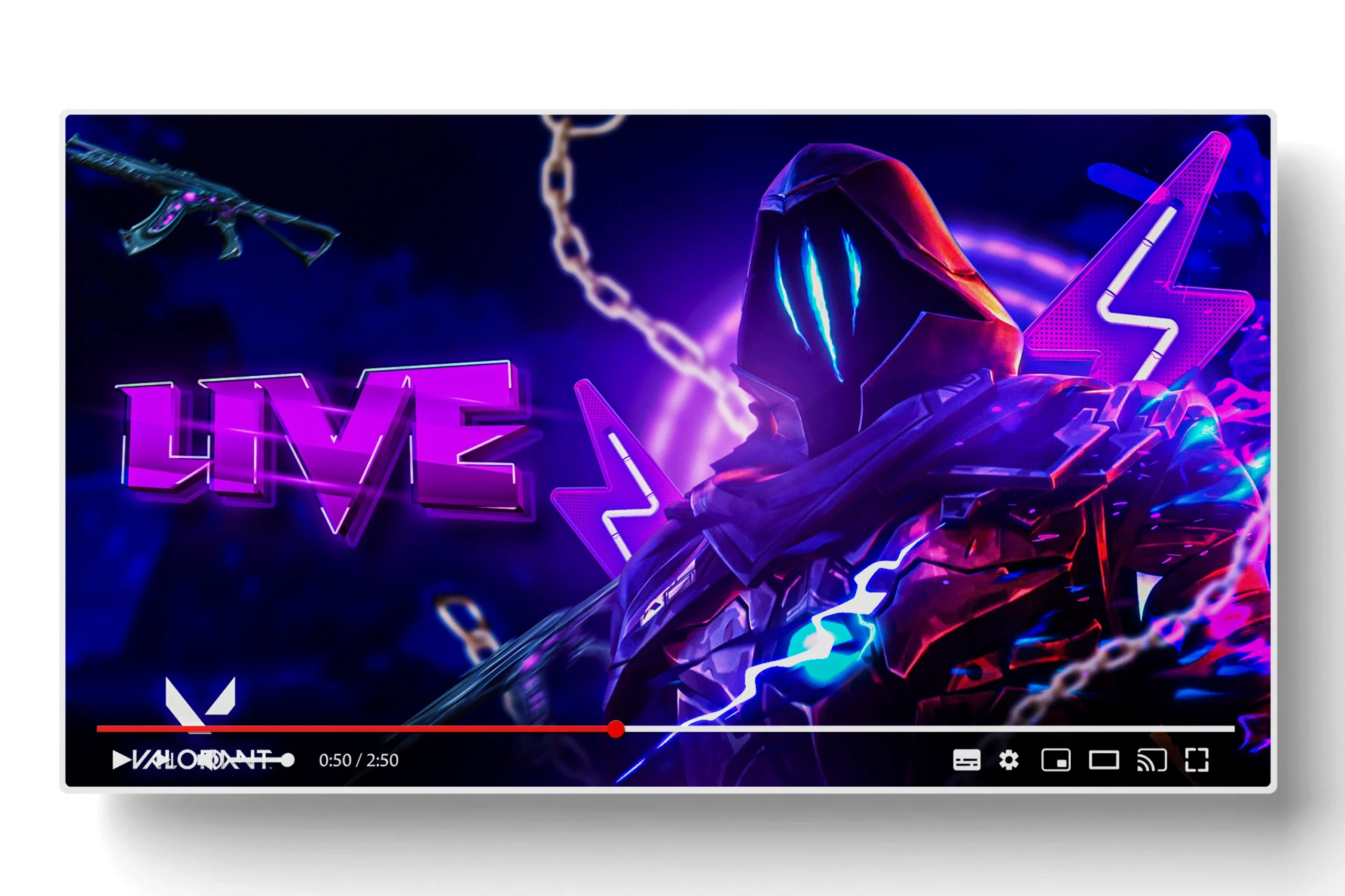 Download Free Gaming Thumbnail PSD Template for valorant - High-Quality & Professional