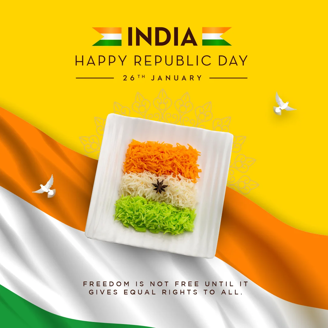 Get Free 26th January Happy Republic Day Wishes - Share with Friends & Family
