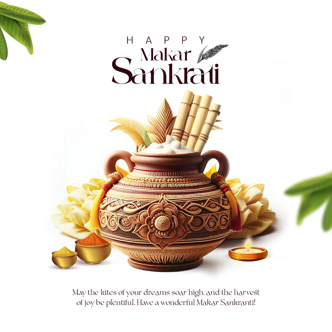 Happy Makar Sankranti Free PSD Template Download