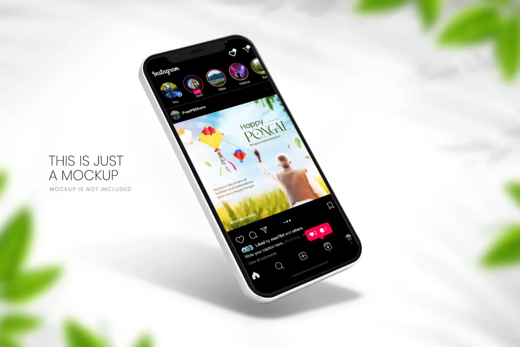 Happy Pongal Free PSD Template Download