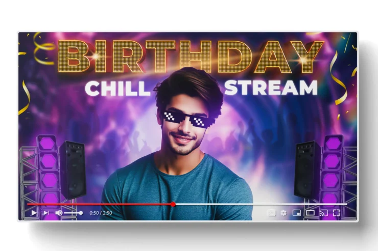 Modern free thumbnail PSD template with sleek, customizable designs for YouTube and social media