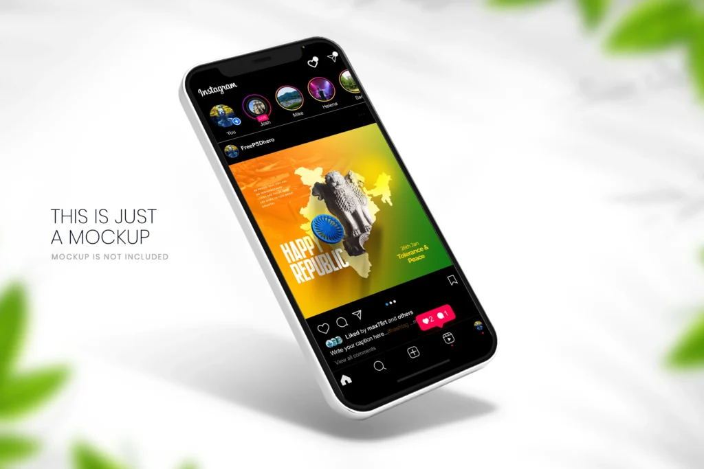 Free PSD for indian Republic day template